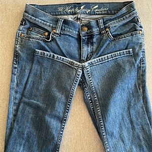 The Kate By Juicy Couture Jeans Size 25 Heart Pockets Booty Low Rise Straight